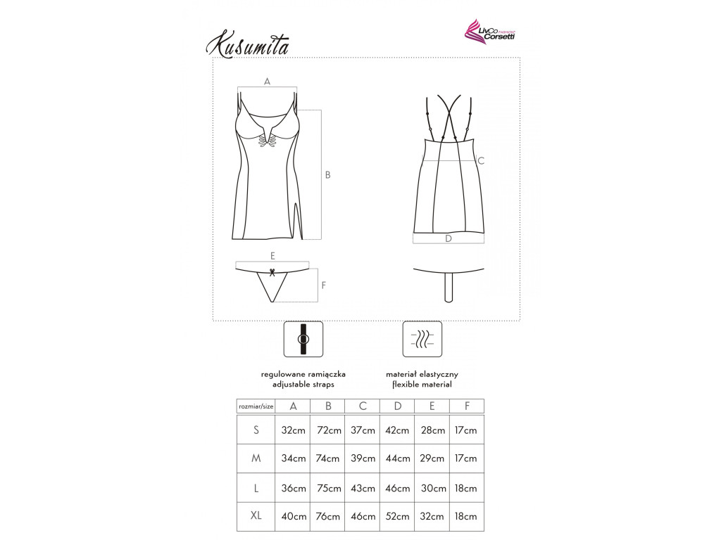 Rochie de noapte din satin roz și violet - 3