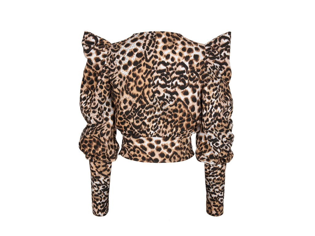 Top imprimé léopard Clubwear  - 4