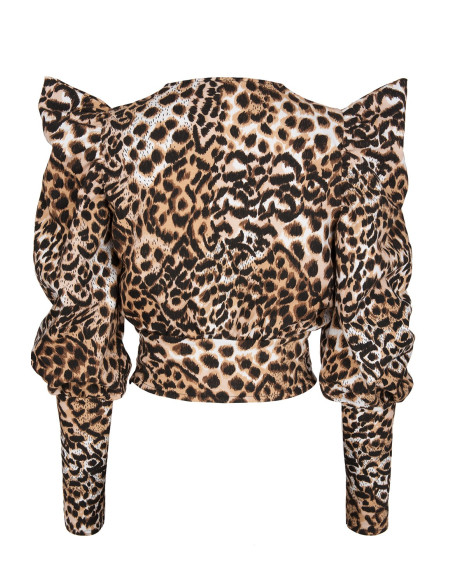 Top imprimé léopard Clubwear  - 4