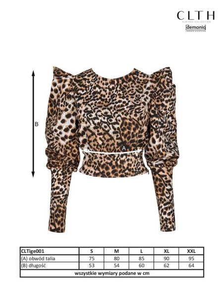 T-shirt top in camouflage clubwear  - 6