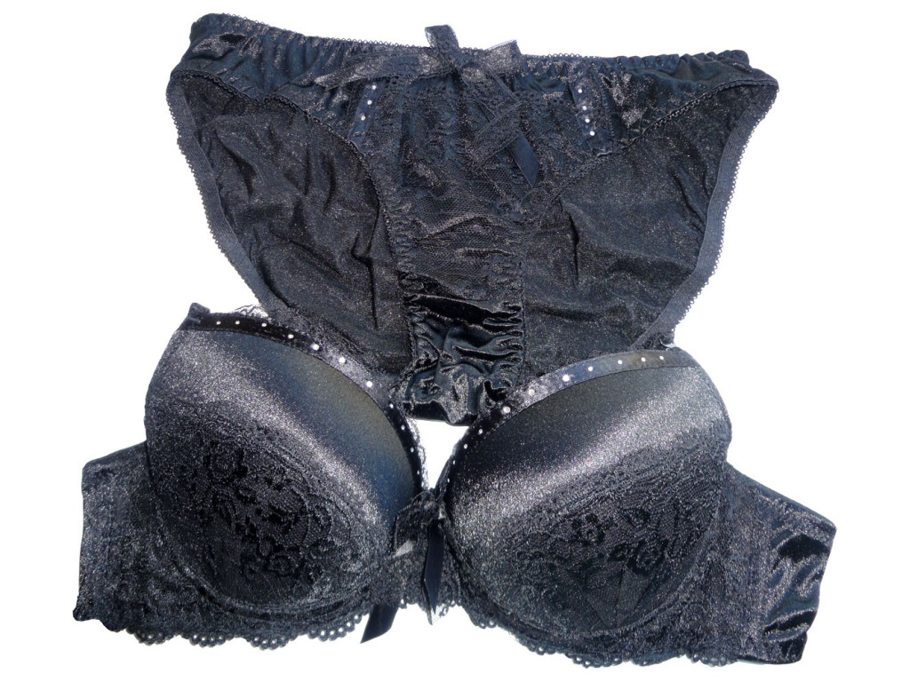 PANTIES SET BLACK ZIRCONIA - 2