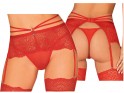 Red garter belt Obsessive - 4
