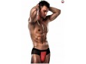 Red men's thong with open buttocks - 3