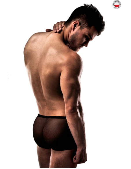 Černé pánské průhledné boxerky - 2