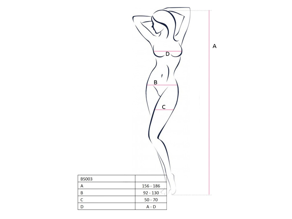 Bodystock blanc ajusté pour femmes de Passion - 3