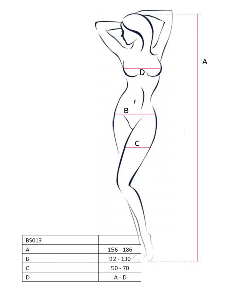 Roter Damenbodystocking Passion - 3