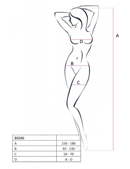 Bodystocking roșu cu croială deschisă - 3