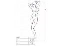 White cut-out bodystocking Passion - 3