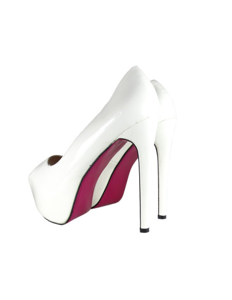 Outlet White stiletto heels - 2