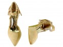 Beige stilettos with tassels and ankle strap - 3