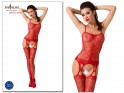 Piros szexi bodystocking Passion - 2