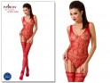 Red bodystocking decorated with Passion - 2