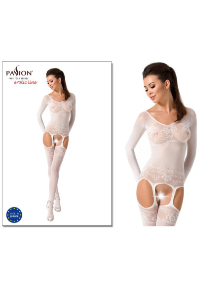 White bodystocking long sleeve - 2