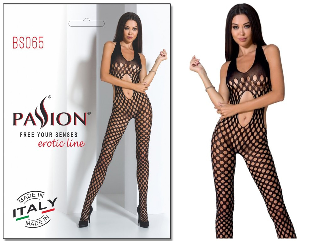 Bodystocking negru de cabaret - 3