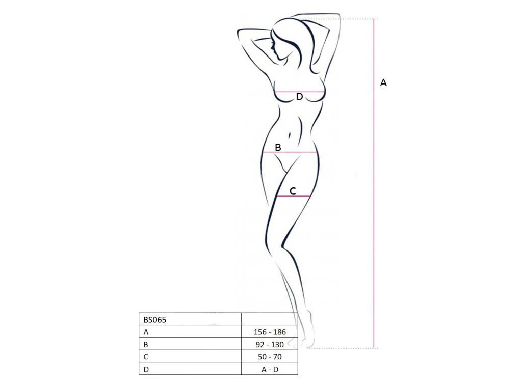 Černý kabaretní bodystocking - 4