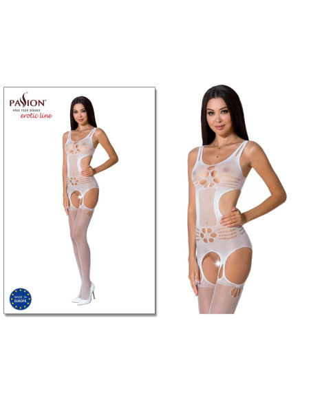 Bodystocking blanc Passion erotica - 2