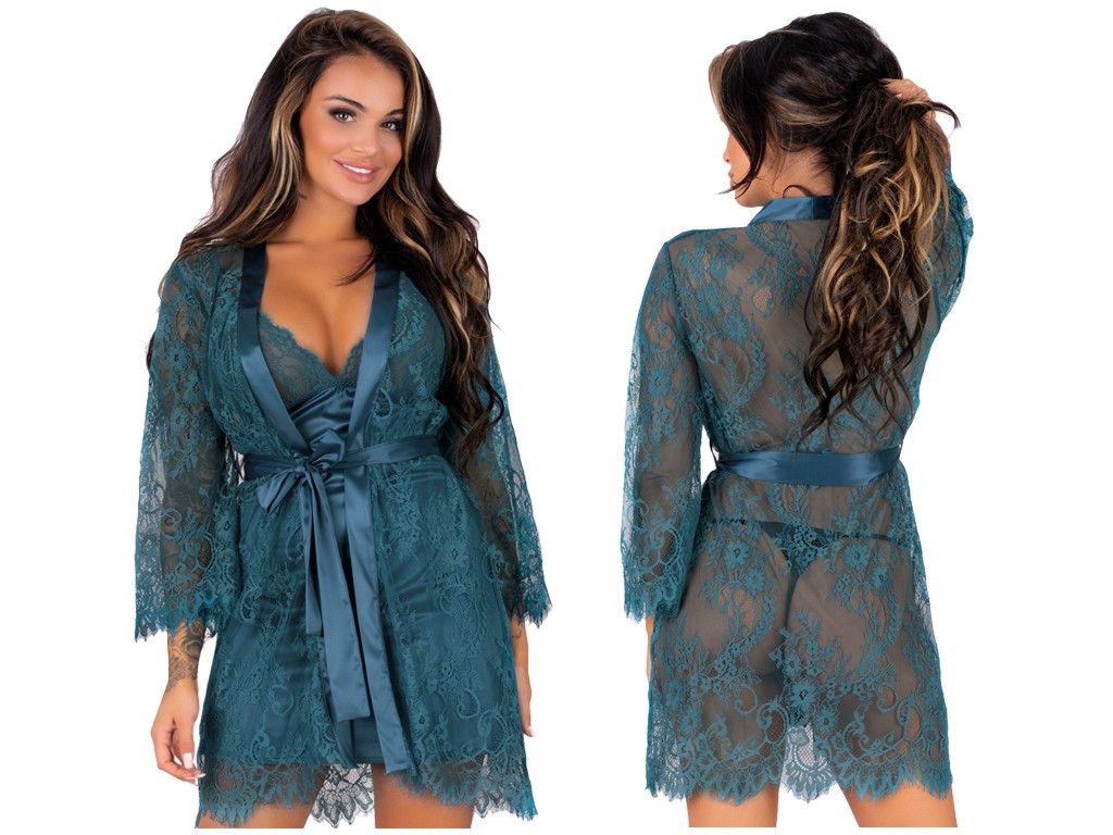 Robe de chambre en dentelle de mer pour femmes - 4