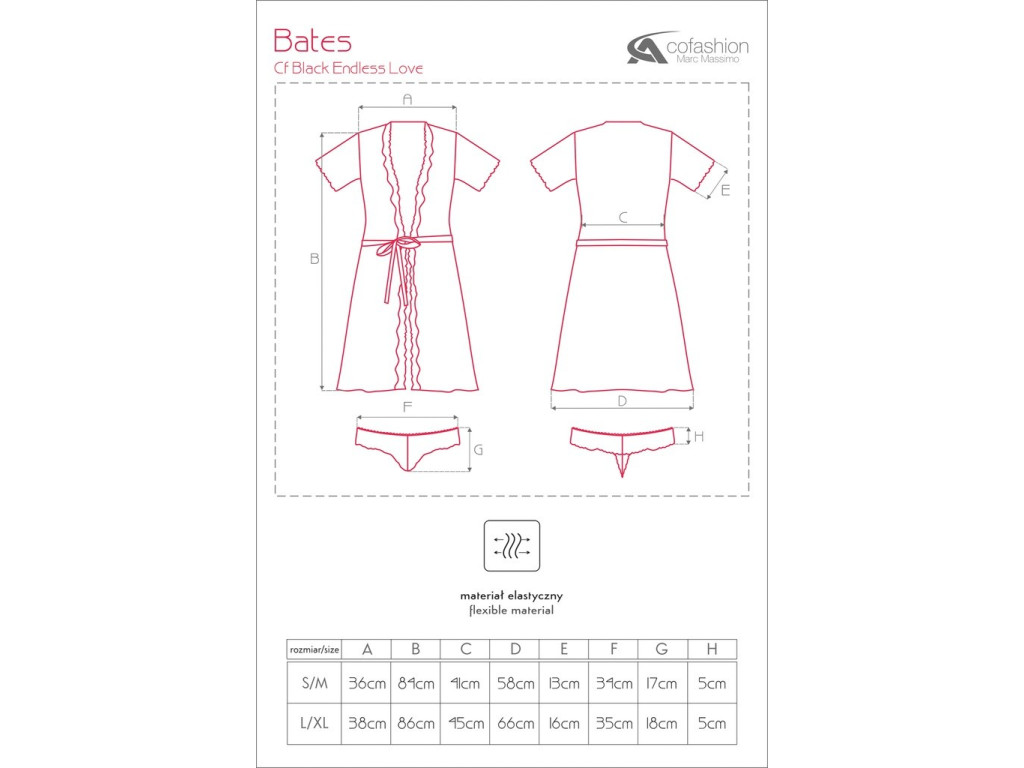 Dámský župan BATES lingerie - 3