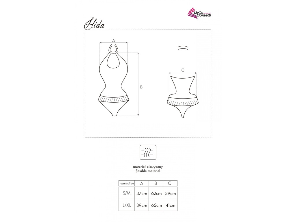 Silberner Kostüm-Bodysuit - 3