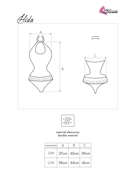 Silberner Kostüm-Bodysuit - 3