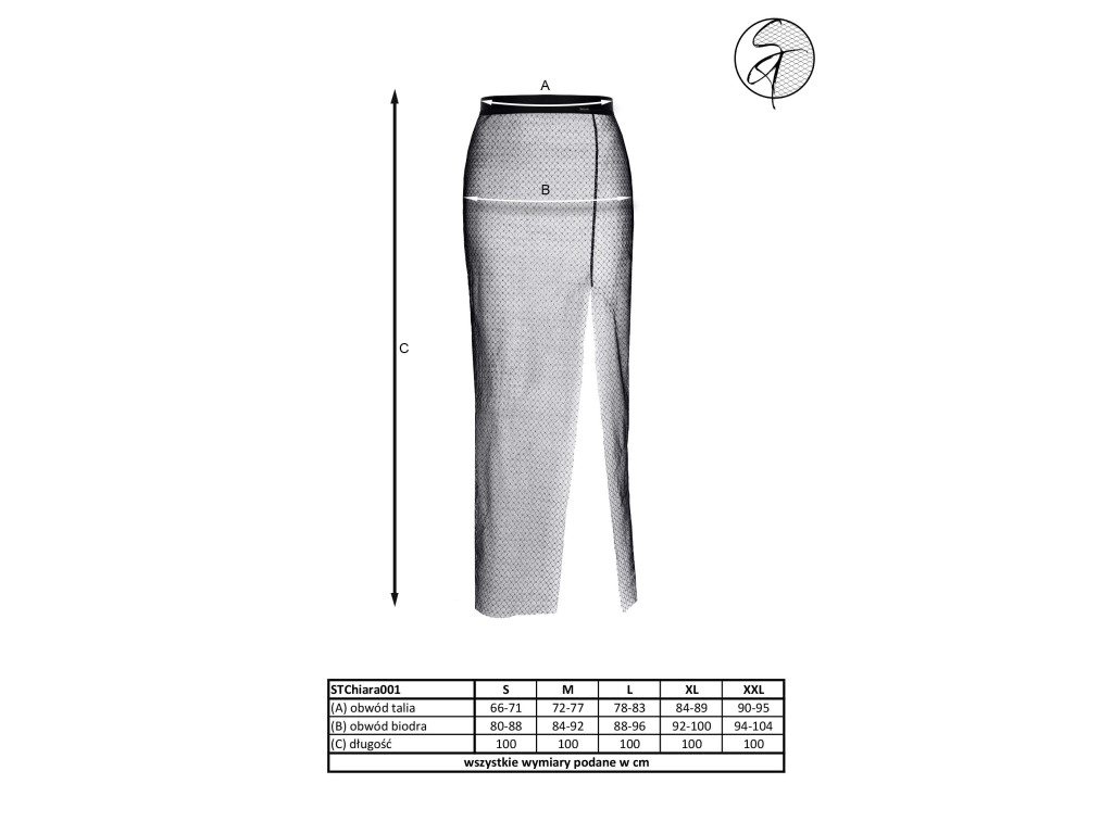 Long mesh skirt STCHIARA DEMONIQ - 4