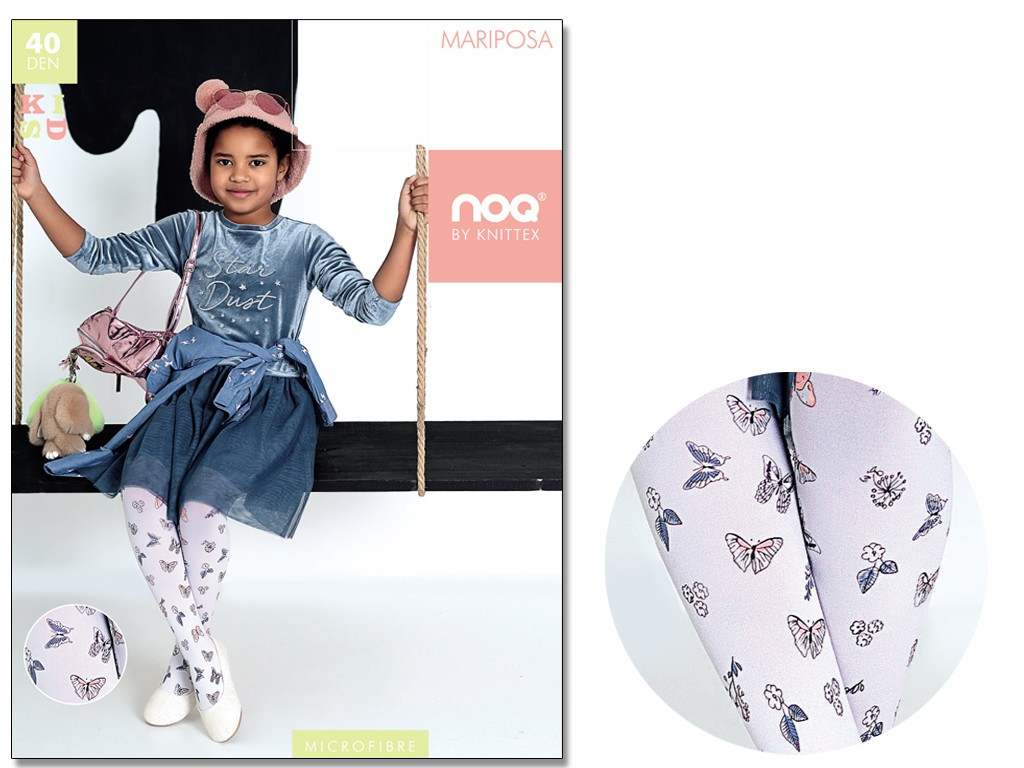 Children's tights 40 den butterflies - 3