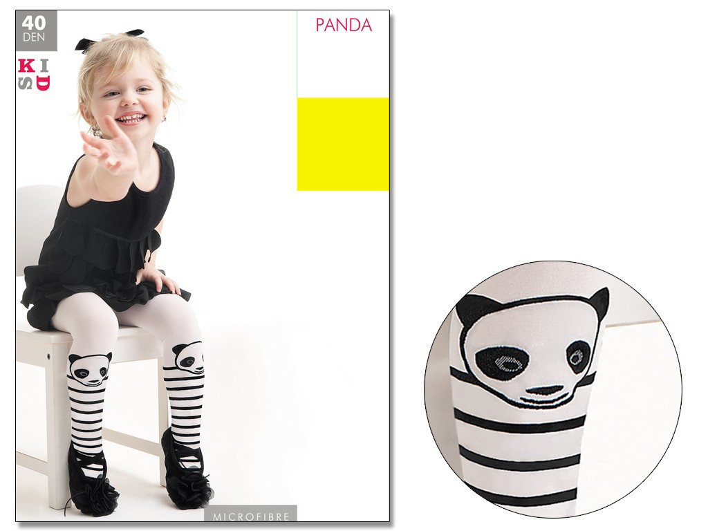 Punčocháče Panda 40 den - 3