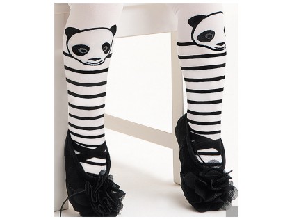 Panda tights for toddlers 40 den - 2