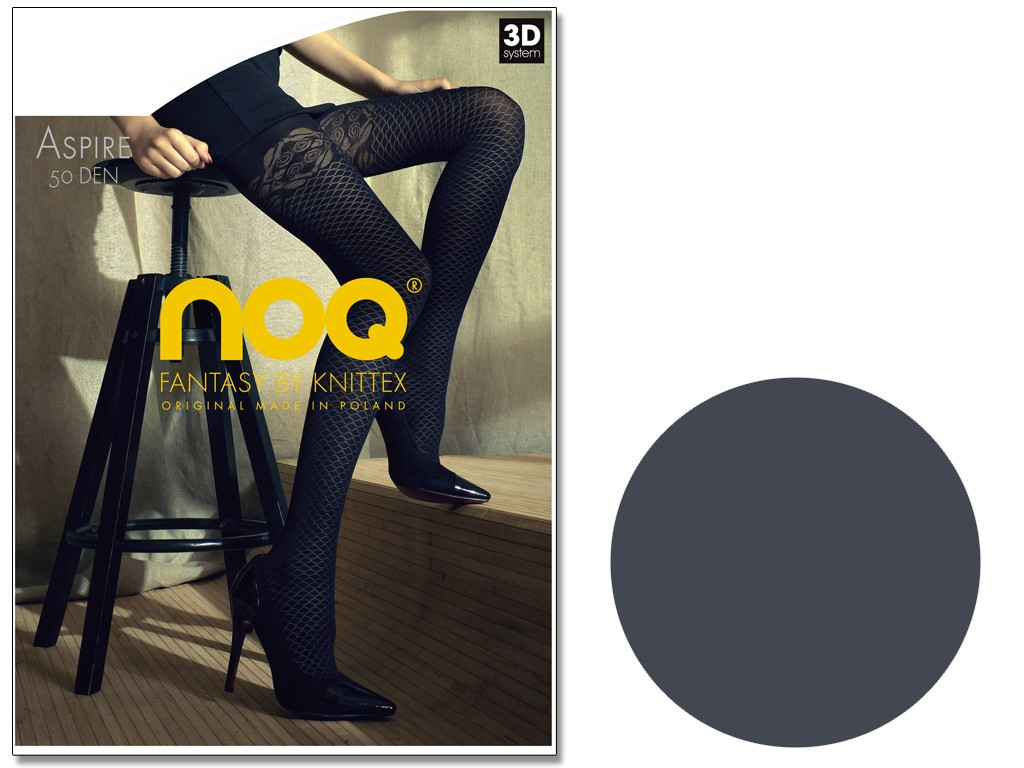 Opaque check patterned tights like cabarets - 1