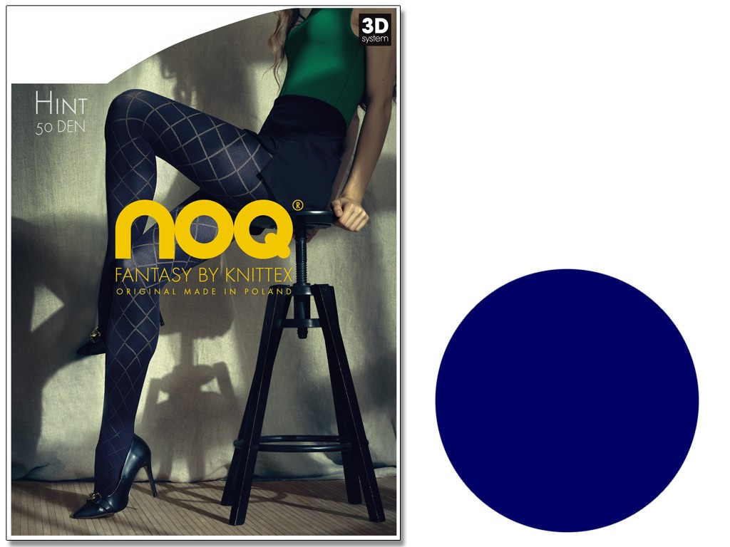 Women's checkered tights 50 den - 3