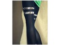 Opaque tights 50den with pattern - 2