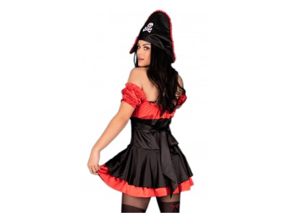 Pirate costume disguise dress and hat - 2
