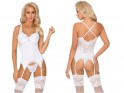White corset set with lace - 3