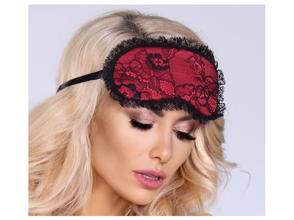 Red and black eye mask - 2