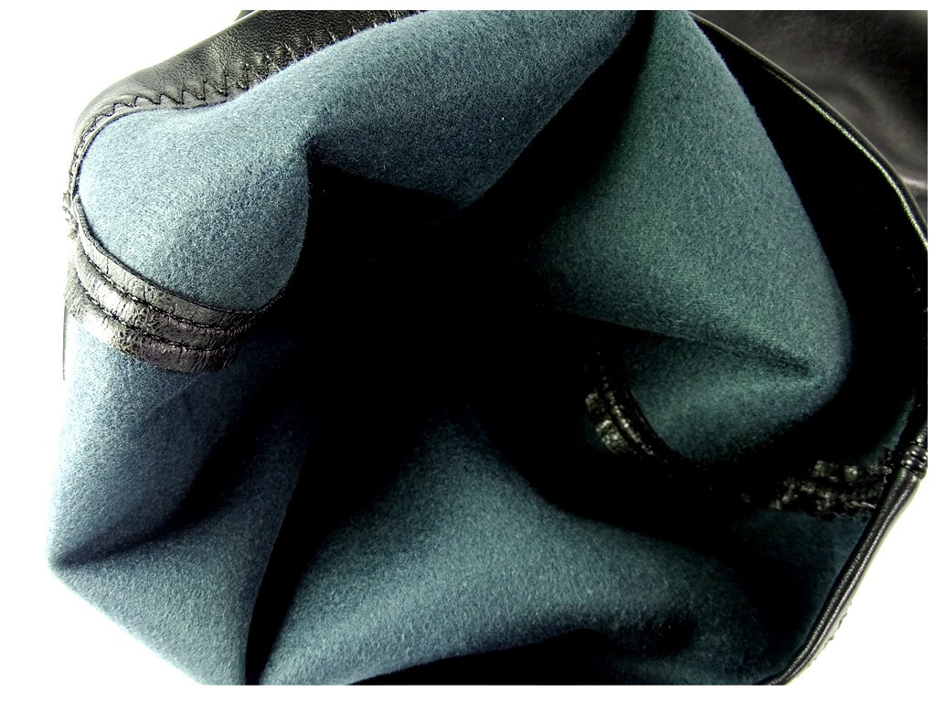 Schwarze, matte, lange Overknee-Stiefel - 5