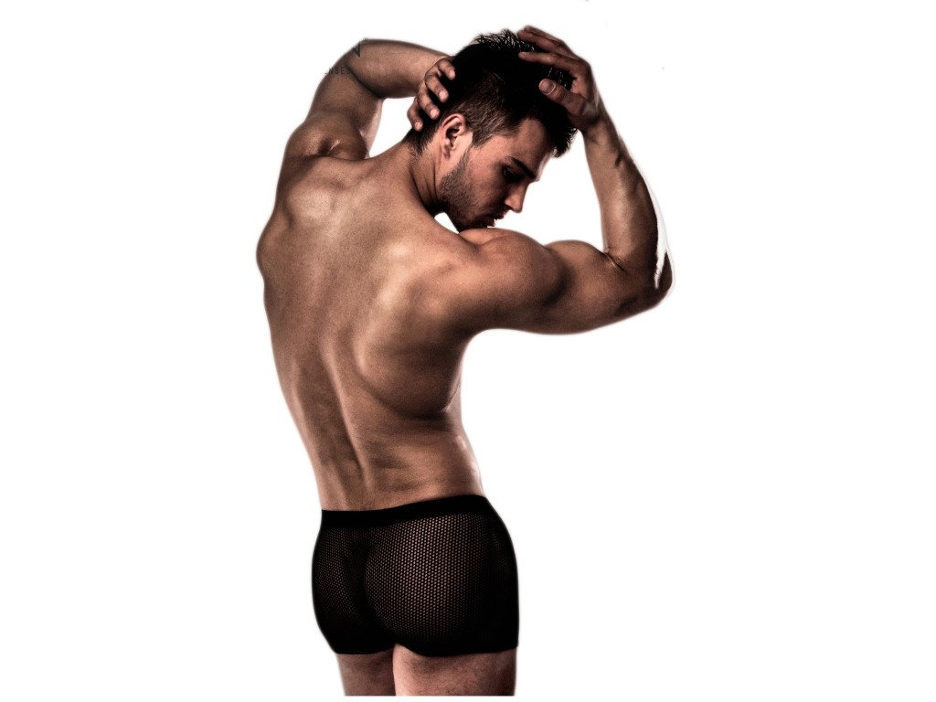 Black transparent mesh boxers - 2