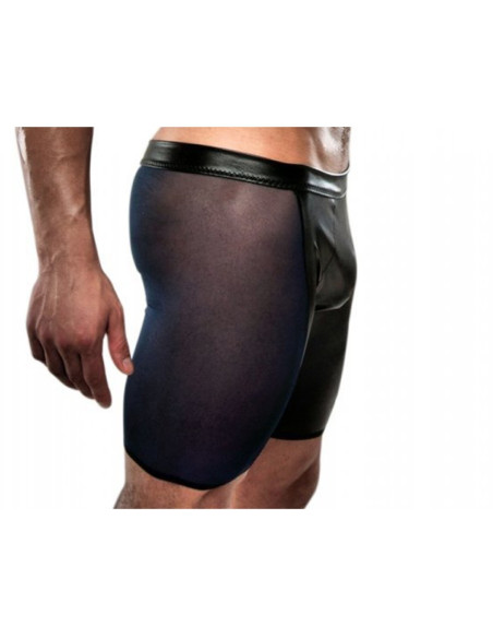 Caleçons noirs ajustés pour hommes - 1