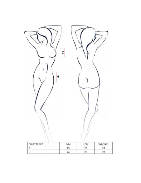 Schwarzes Dessous Mini-Set und BH - 4