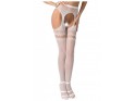 White stockings with erotic belt - 2