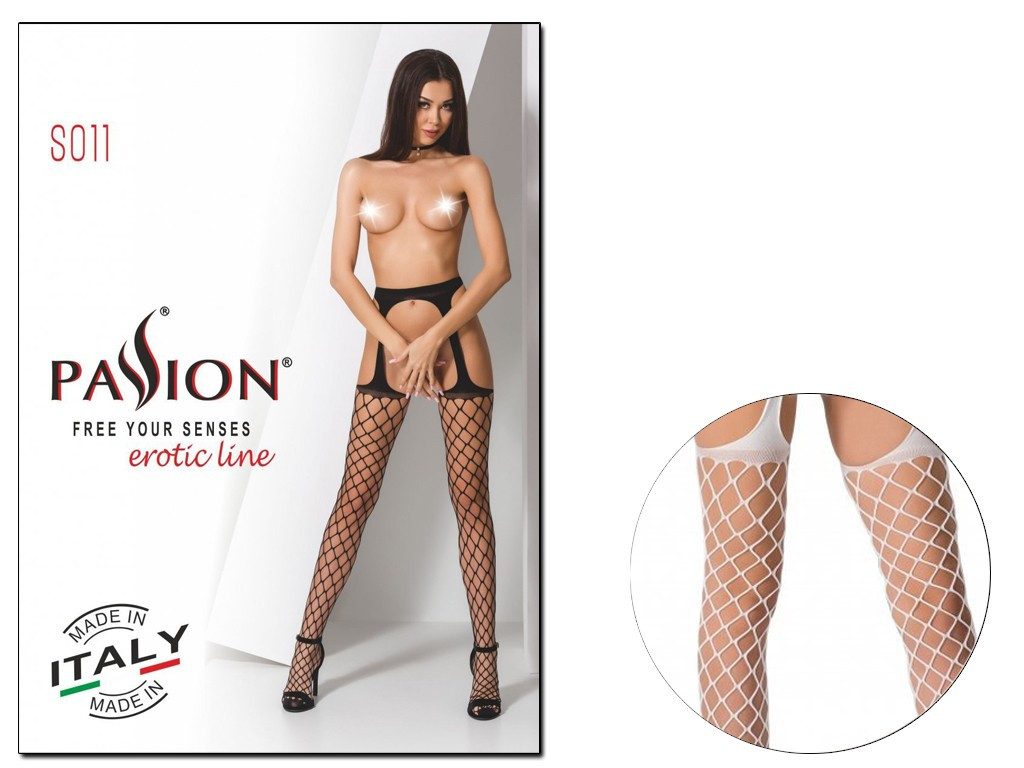 White stockings with cabaret belt - 3