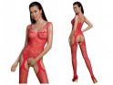 Red bodystocking ECO PASSION - 3