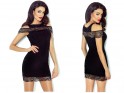 Black fitted spangled nightgown - 3