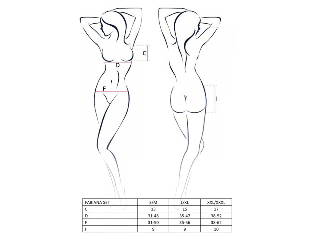 Set lenjerie intimă din dantelă roșie 3 piese - 3
