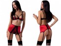 Black and red lingerie set - 3