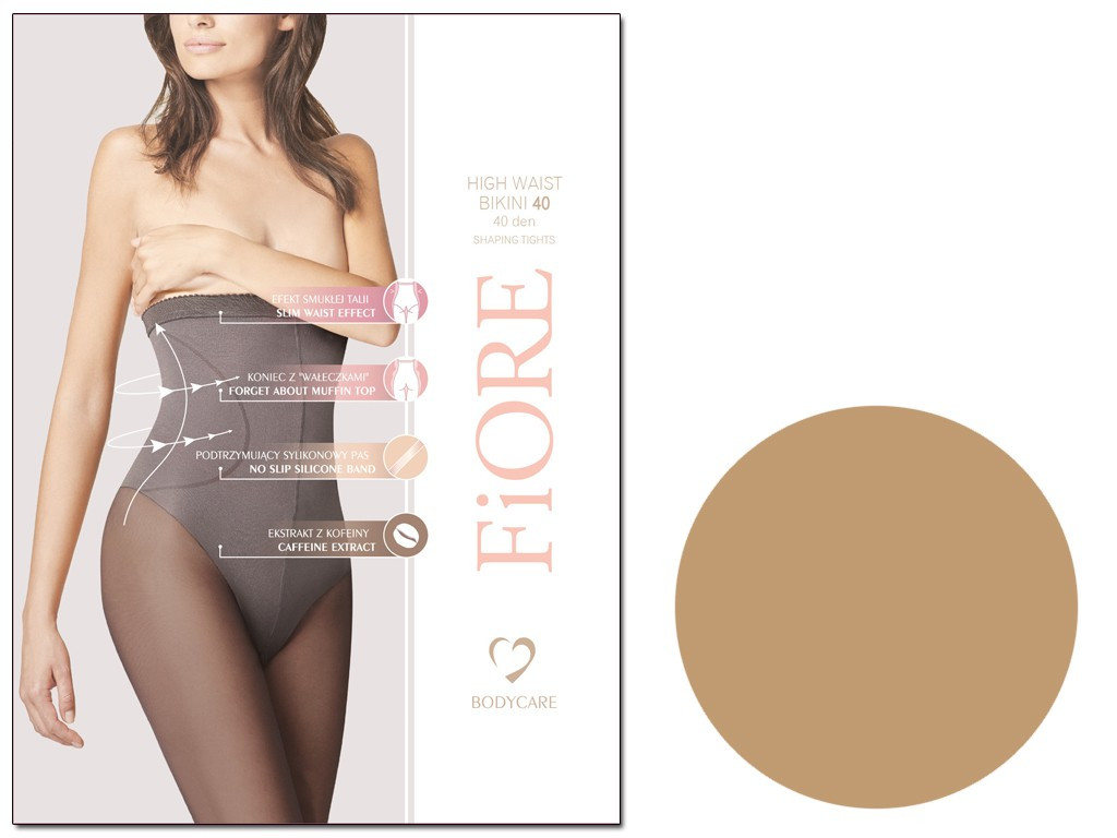 High-waisted slimming tights 40 den - 3