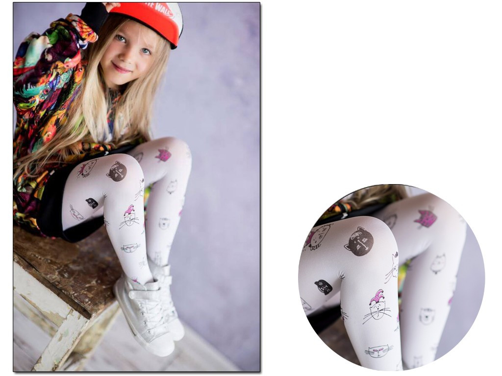 White tights in funny cats 40 den - 3