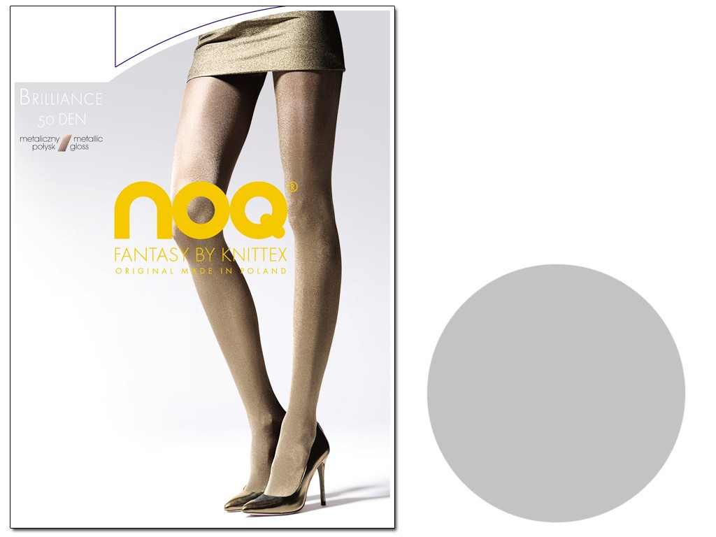 Opaque tights with metallic sheen 50 den - 5