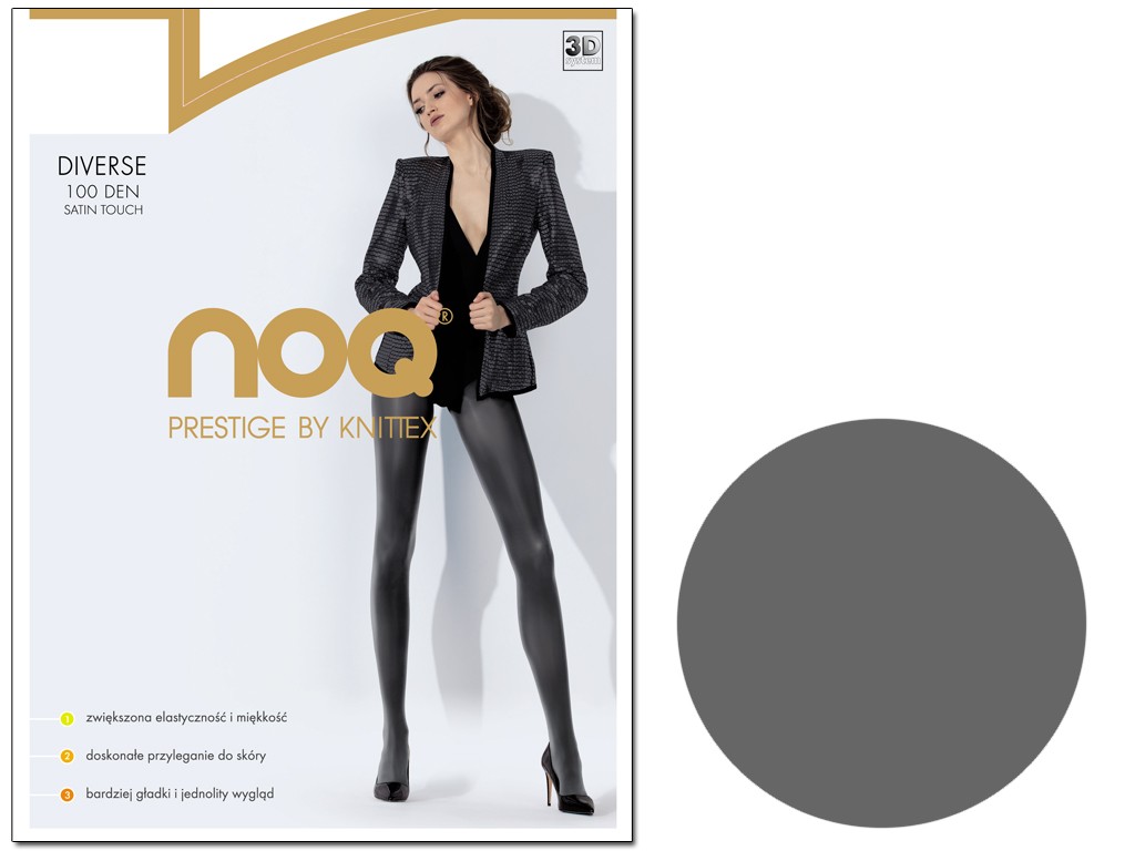 Opaque shiny tights 100 den - 4