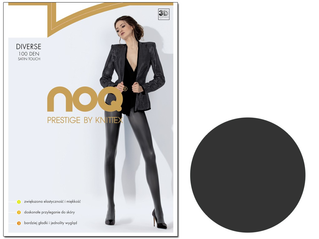 Opaque shiny tights 100 den - 7