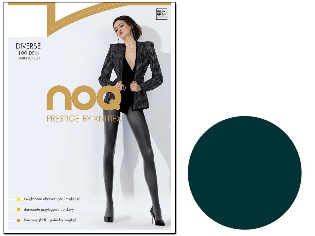 Opaque shiny tights 100 den - 8